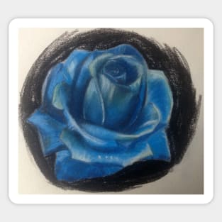 blue rose Sticker